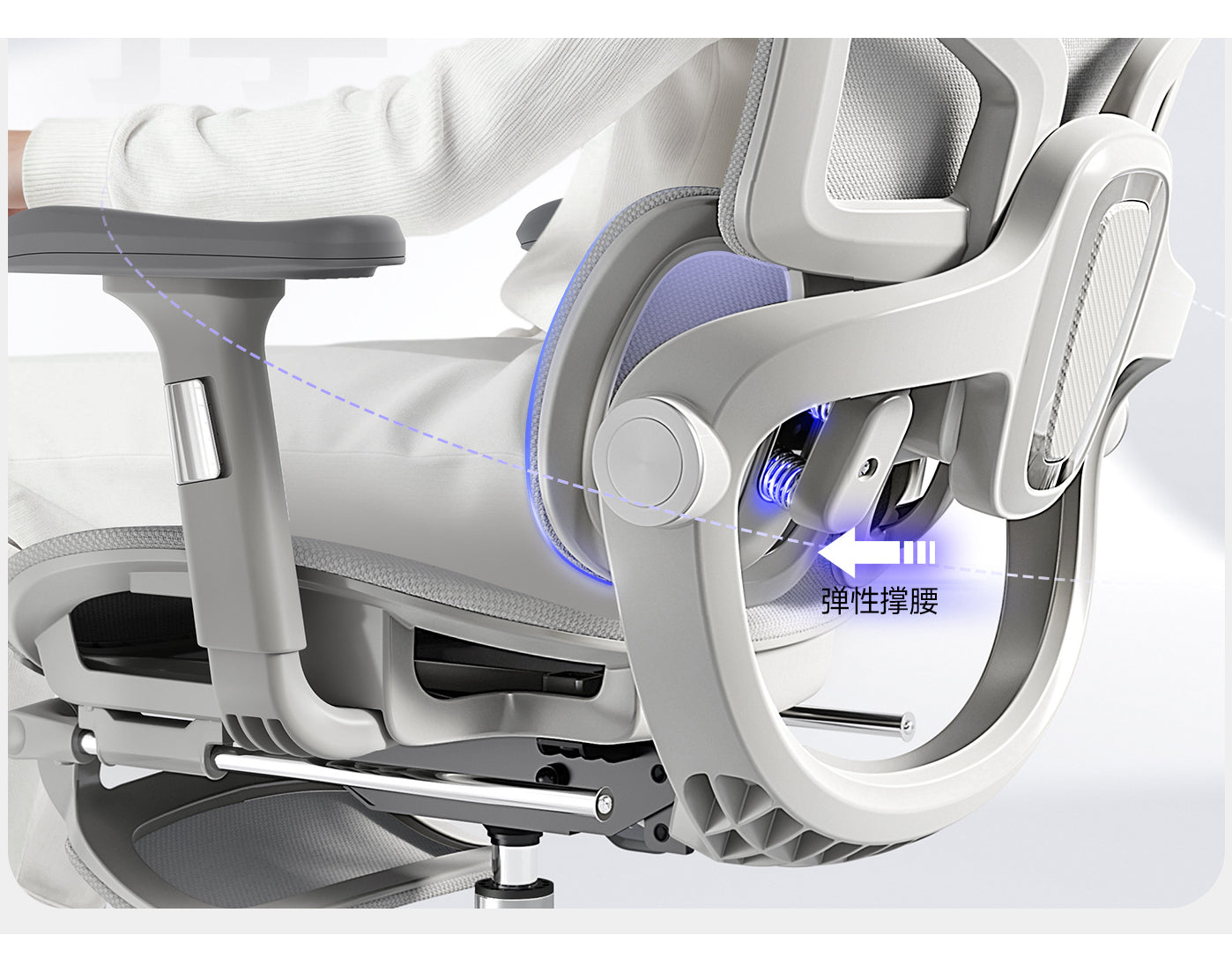 כסא מנהלים ארגונומי מתכוונן S830 מסדרת Ergonomic Elite מבית GAMERZ