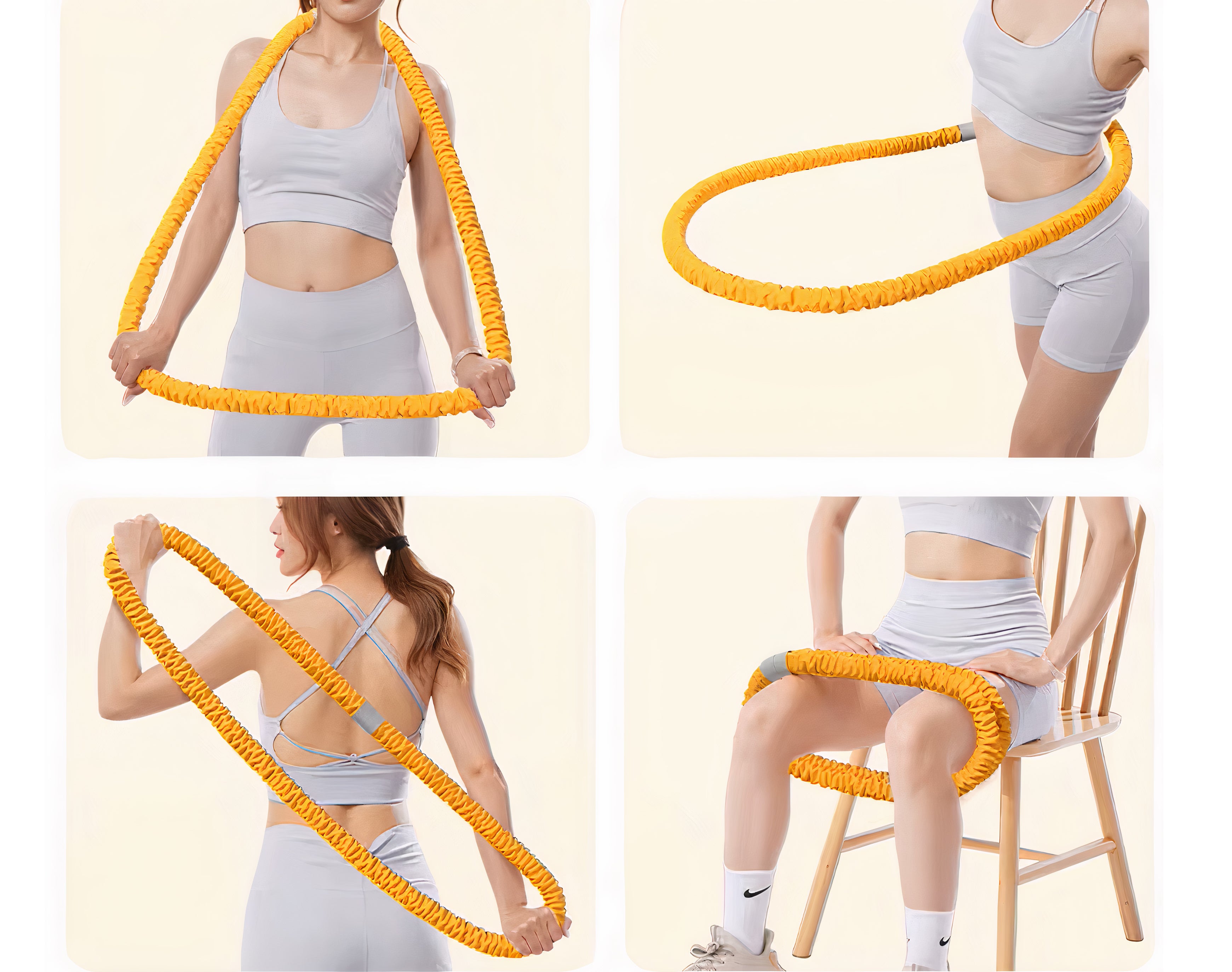 חישוק הולה-הופ חכם לשריפת שומן והצרת היקפים