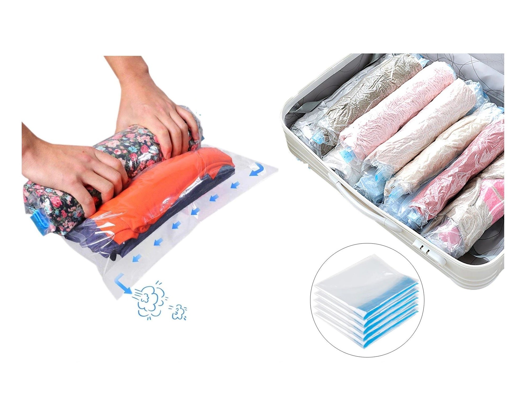 מארז 10 שקיות ואקום Roll up