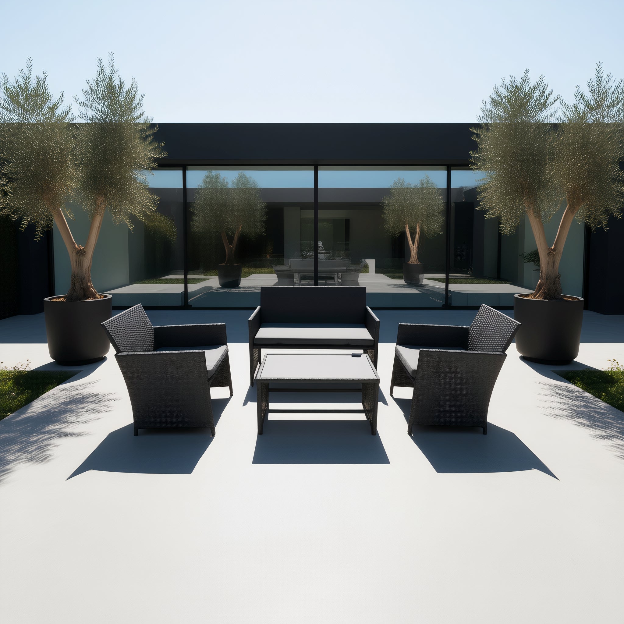 מערכת ישיבה לגינה/מרפסת Bali משלבת כורסאות יחיד וזוגי, מבית HomeTown