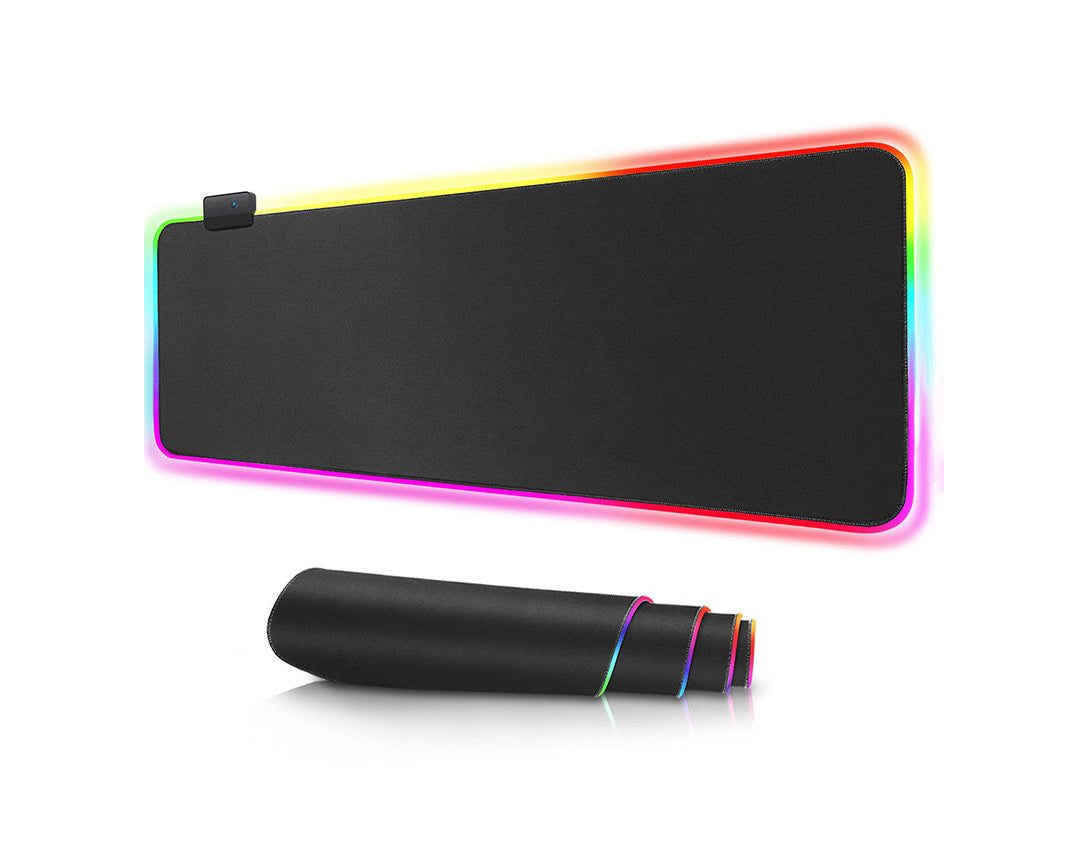 משטח עכבר גיימינג XXL משלב תאורת led מתחלפת במספר מצבי תאורה וביצועים ללא תחרות, מבית Gamerz