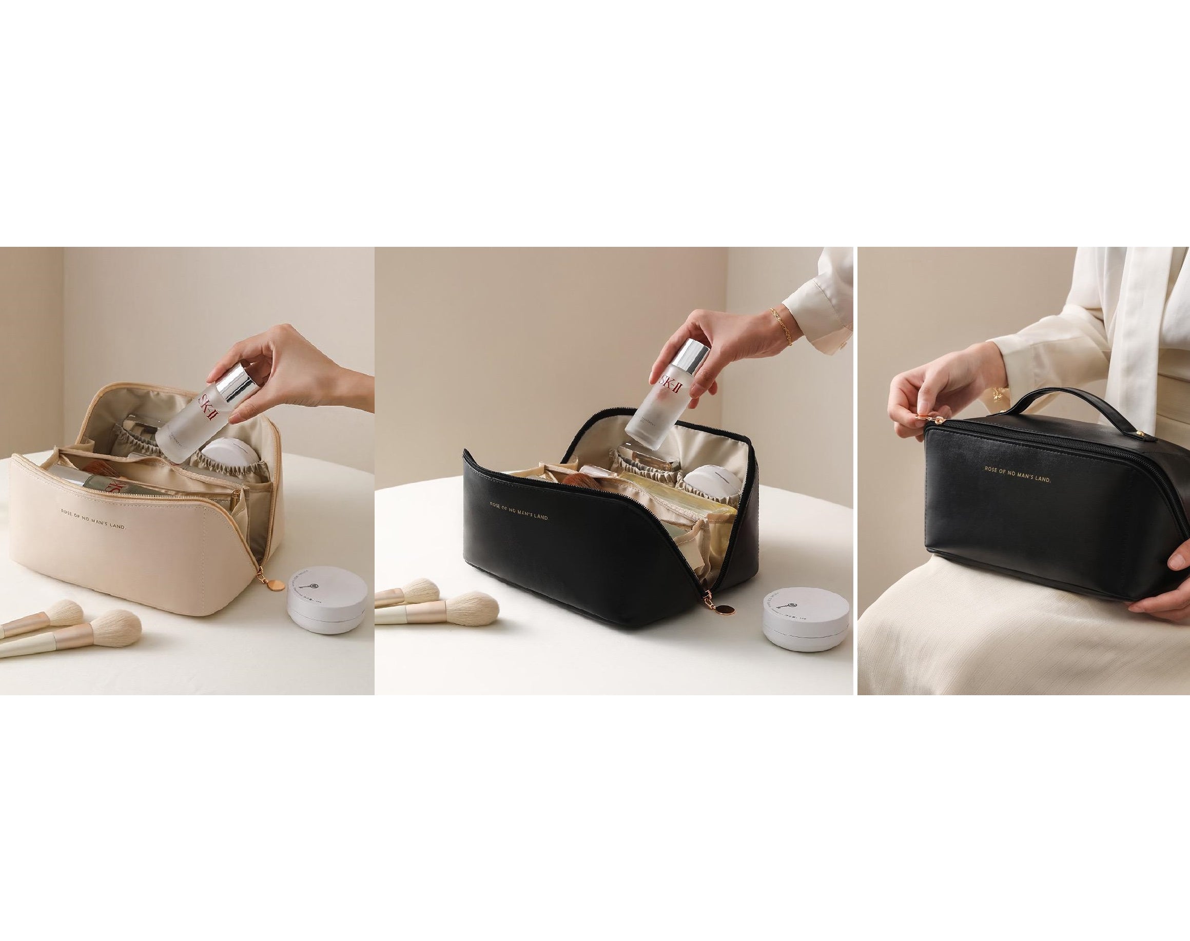 תיק איפור AMOR איכותי משלב מגוון פתרונות אחסון