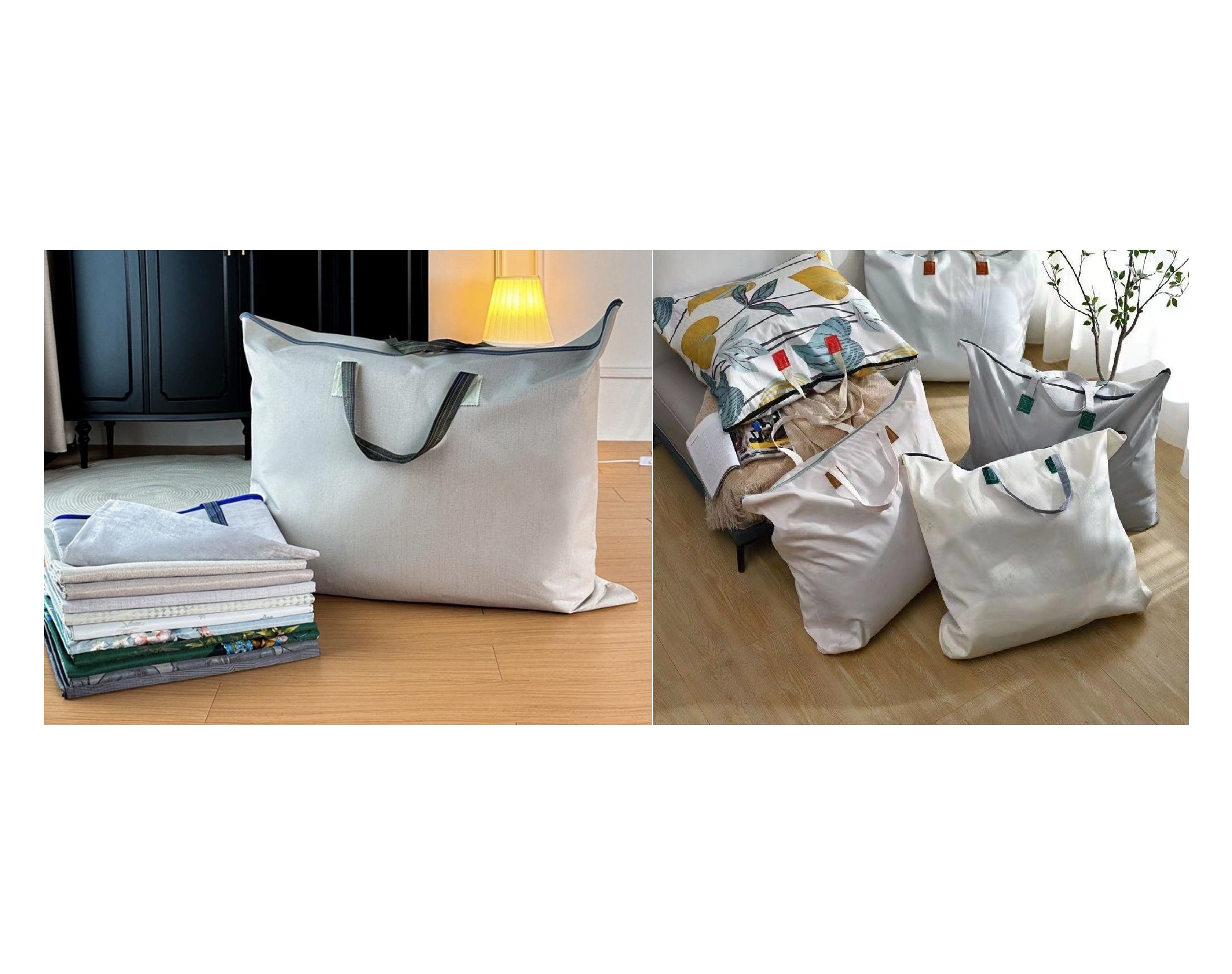 ארגונית אחסון ענקית לבית לכריות, שמיכות ובגדים