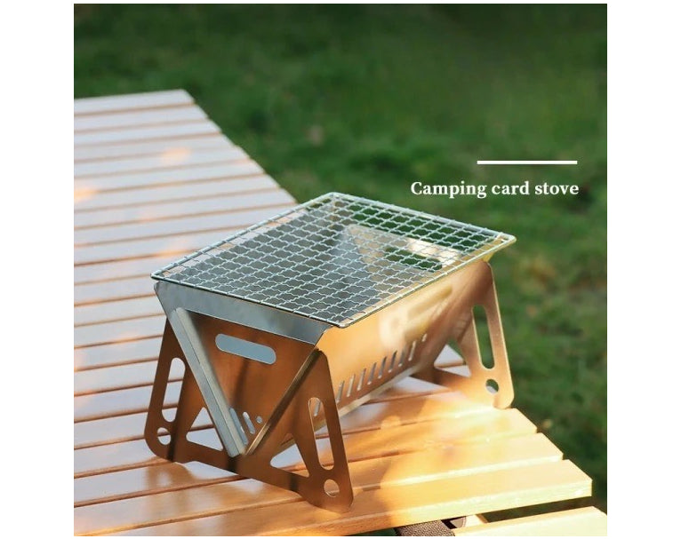 גריל X9 מתקפל מנירוסטה לטיולים ולבית